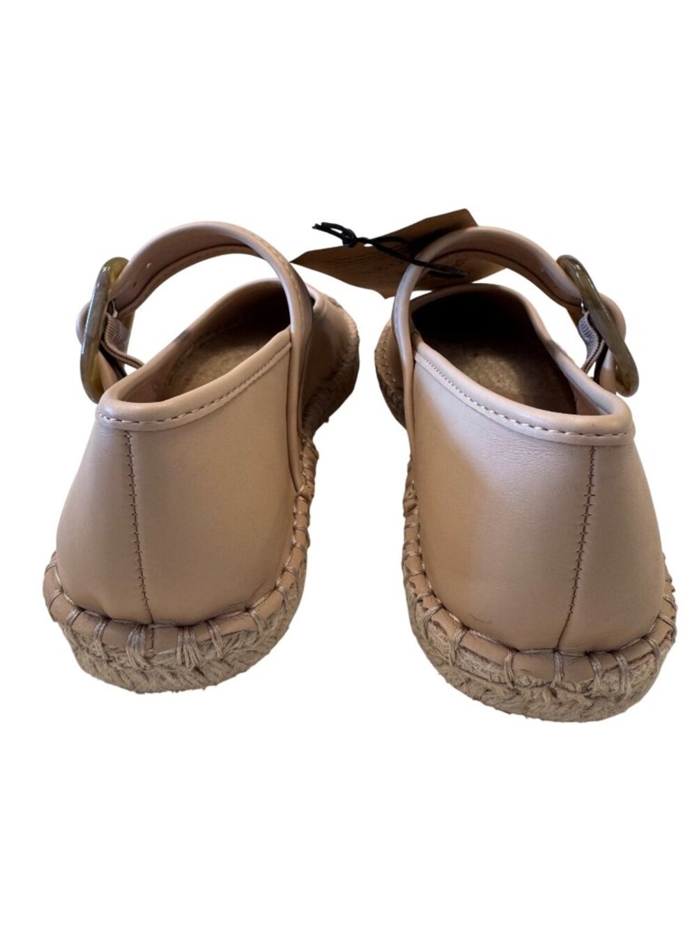 Frye & Co Jantani 9.5 Mary Jane Flat Shoes NWB Nude Beige - Picture 9 of 10